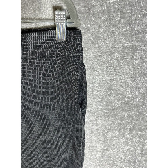 Hilary‎ Radley Stretch Pull On Pants Womens Size Large Black Mini Check Pockets - Picture 5 of 9